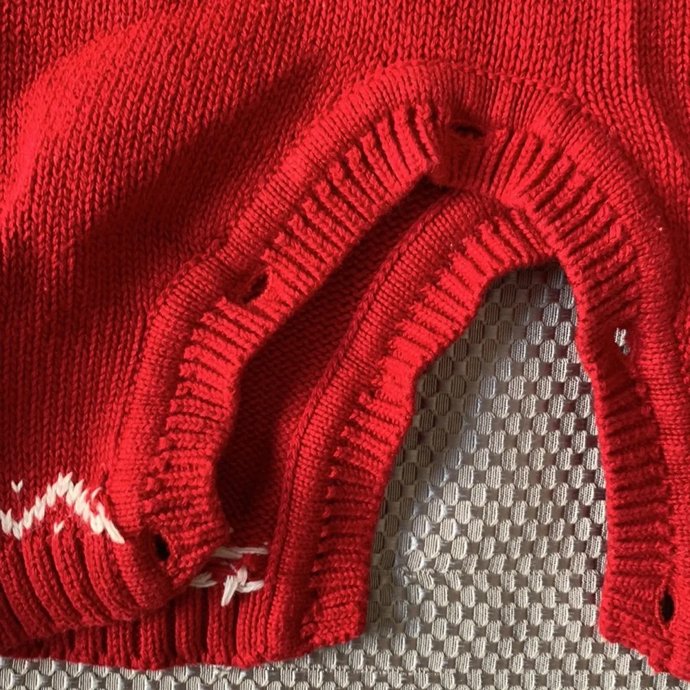 Nordstrom Baby winter jumper in red